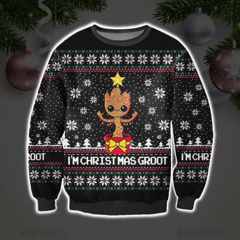 Christmas groot jumper best sale