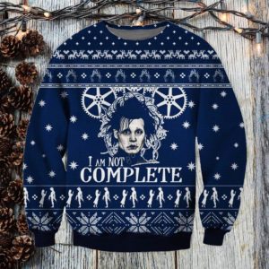 I’m Not Complete Christmas Ugly Christmas Sweater Unisex Knit Wool Ugly Sweater