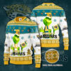 Jacksonville Jaguars Grinch Knit Ugly Christmas sweater