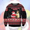 Jesus And Santa Claus Ugly Christmas Sweater Unisex Knit Sweater