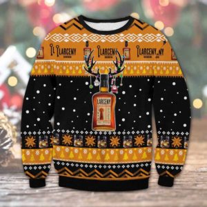 Larceny Small Batch Ugly Christmas Sweater Unisex Knit Wool Ugly Sweater