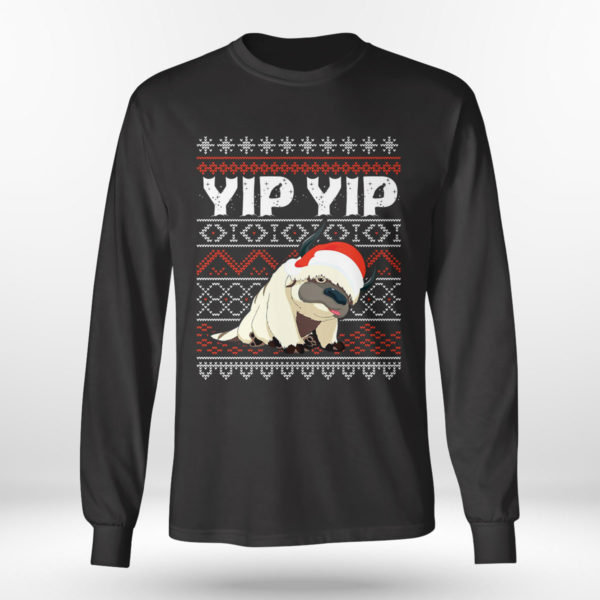 Longsleeve shirt Appa Sky Bison Yip Yip Last Airbender Ugly Christmas Sweater Sweatshirt