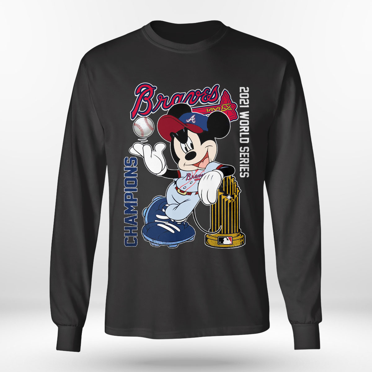 Buy Mickey Atlanta Braves World Series Champions 2021 Shirt For
