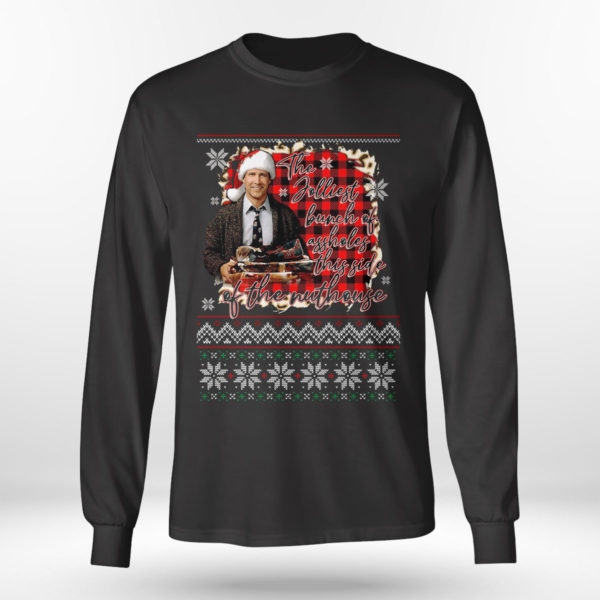 Longsleeve shirt Jolliest Bunch Of Assholes National Lampoons Christmas Vacation Ugly Christmas Sweater Sweatshirt