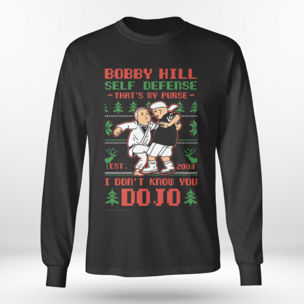 Longsleeve shirt King of The Hill Bobby Hill Self Defense Dojo Ugly Christmas Sweater Sweatshirt