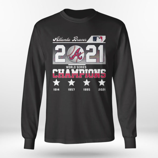 Longsleeve shirt MLB Champion 2021 Atlanta Braves World Series Champions 1914 2021 Shirt