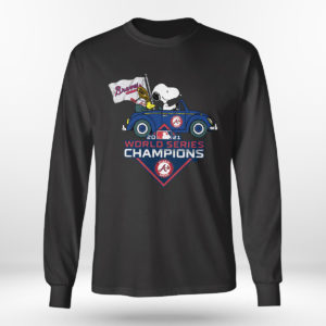 Longsleeve shirt Snoopy Atlanta Braves World Series Champions 2021 Shirt