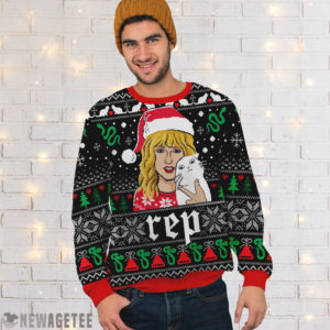 Men Sweater Rep Taylor Swift Knit Ugly Christmas Sweater