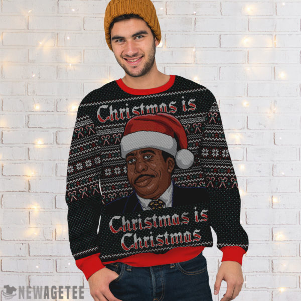 Stanley Hudson Christmas is Christmas The Office Ugly Christmas Sweater