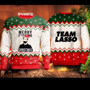 Merry Christmas Team Lasso AFC Sweater Unisex Knit Wool Ugly Sweater