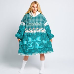 Miami Dolphins Christmas Gift Snug Hoodie Oodie Blanket Hoodie