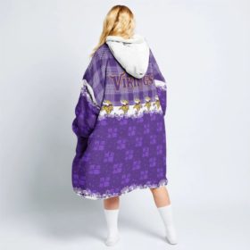 Minnesota Vikings Christmas Gift Snug Hoodie Oodie Blanket Hoodie 1