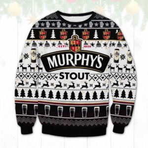 Murphy’s Irish Stout Brewery Ugly Christmas Sweater Unisex Knit Ugly Sweater