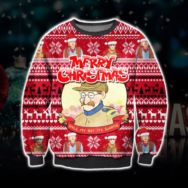 Night At The Museum Ugly Christmas Knit Sweater
