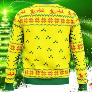 No Step On Snek Ugly Christmas Knit Sweater 1