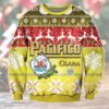 Pacifico clara beer Ugly Christmas Sweater Unisex Knit Ugly Sweater