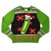 Pickle Rick and Morty Ugly Christmas Sweater Unisex Knit Wool Ugly Sweater