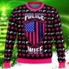 Police Wife Ugly Christmas Knit Sweater