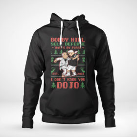 Pullover Hoodie King of The Hill Bobby Hill Self Defense Dojo Ugly Christmas Sweater Sweatshirt