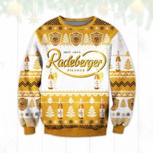 Radeberger Pilsner beer Ugly Christmas Sweater Unisex Knit Ugly Sweater