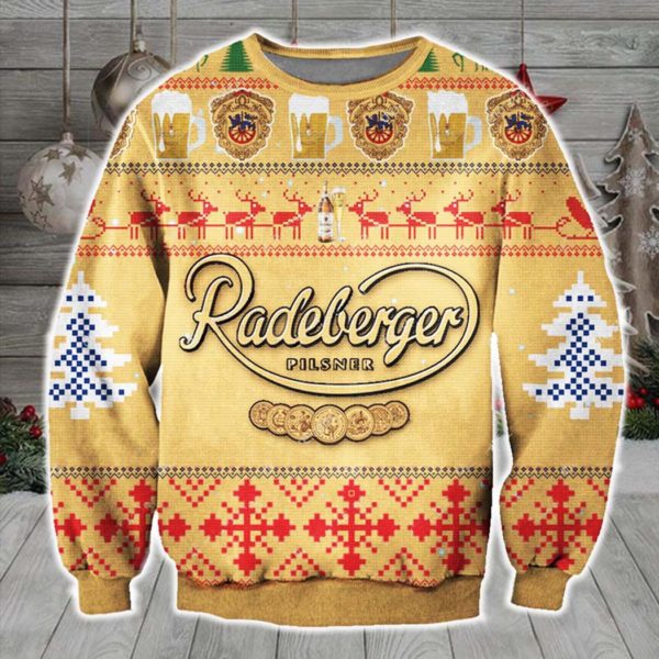 Radeberger Ugly Christmas Sweater Unisex Knit Ugly Sweater