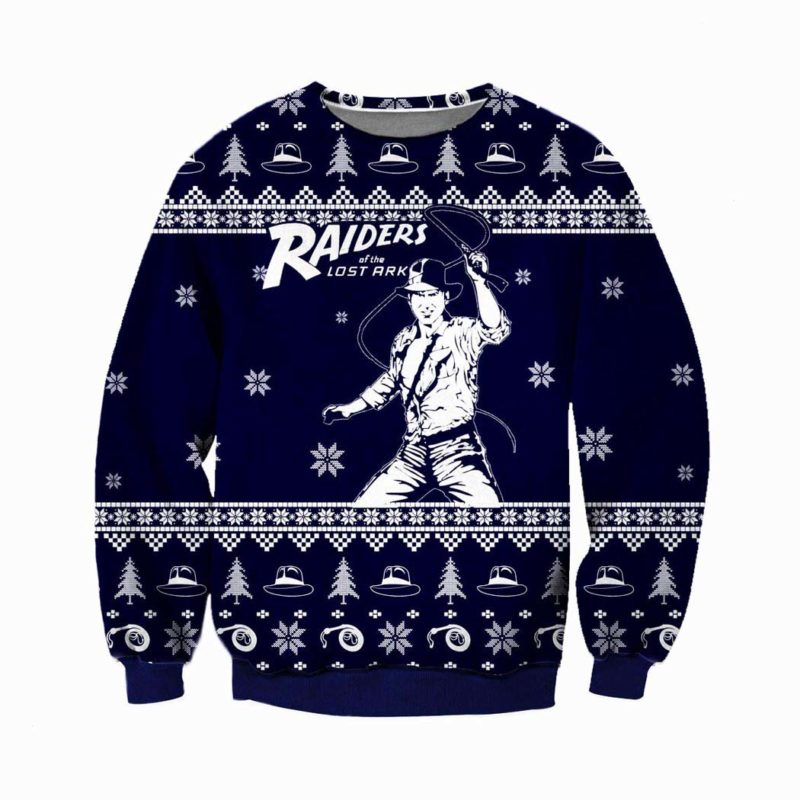 Raiders Of The Lost Ark Ugly Christmas Knit Sweater Raiders Of The Lost Ark Ugly Christmas Knit Sweater