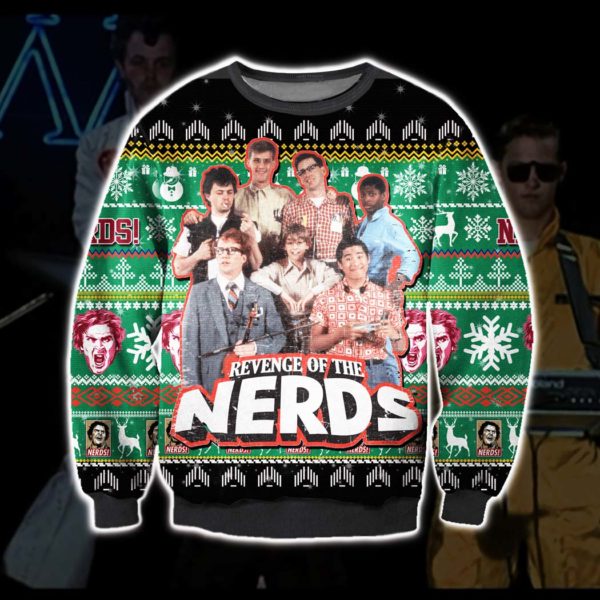 Revenge Of The Nerds Ugly Christmas Sweater