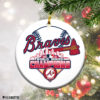 Round Ornament Atlanta Braves Champions World Series 2021 Christmas Ornament Decoration