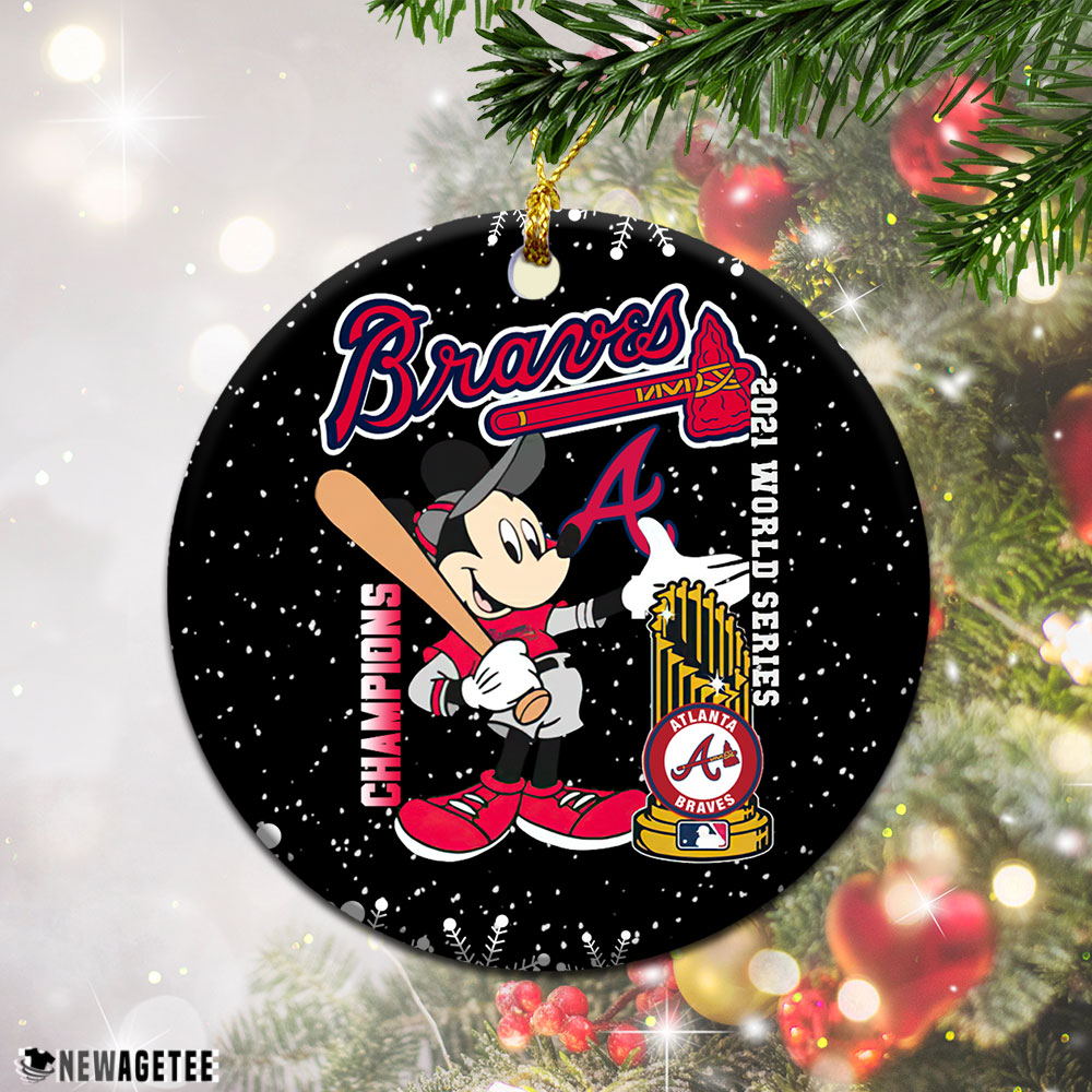 Atlanta Braves Mlb World Series Champions 2021 Christmas Ornament - Trends  Bedding