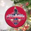 Round Ornament Atlanta Braves World Series Champions 2021 Christmas Ornament