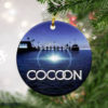 Round Ornament Cocoon Christmas ornament Tree Decoration