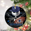 Round Ornament Dallas Cowboys Jack Skellington Christmas Ornament