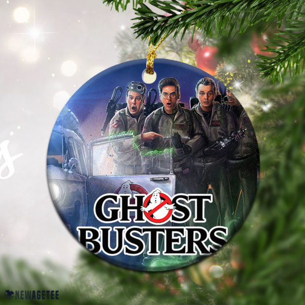 Round Ornament Ghostbusters Christmas ornament Tree Decoration