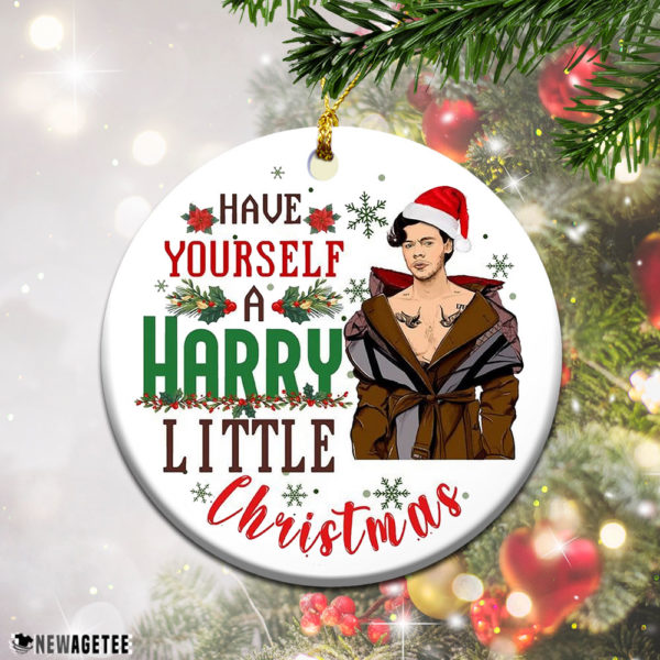 Round Ornament Have Yourself A Harry Little Christmas Tree Ornament Decoration