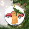 Round Ornament Labradoodle Golden Doodle Christmas Ornament Personalized 0 19.99