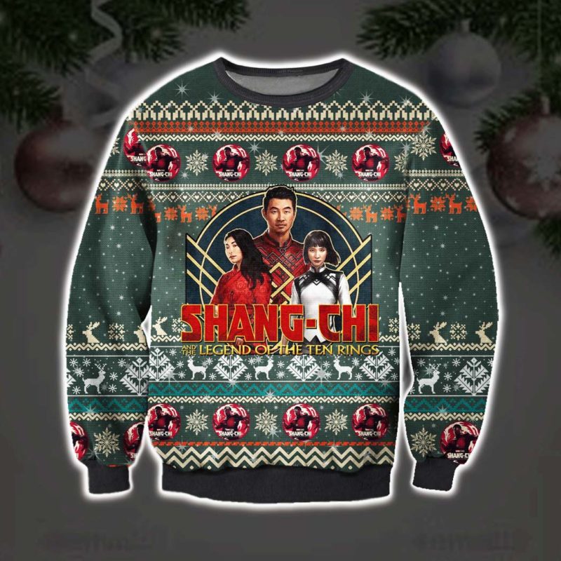 Shang Chi And The Ten Rings Ugly Christmas Sweater Unisex Knit Sweater