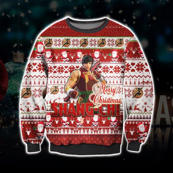 Shang Chi Ugly Christmas Knit Sweater