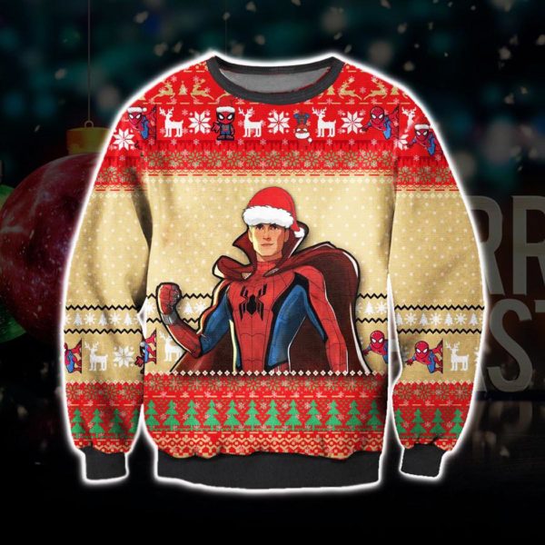 Spider Man Ugly Christmas Knit Sweater
