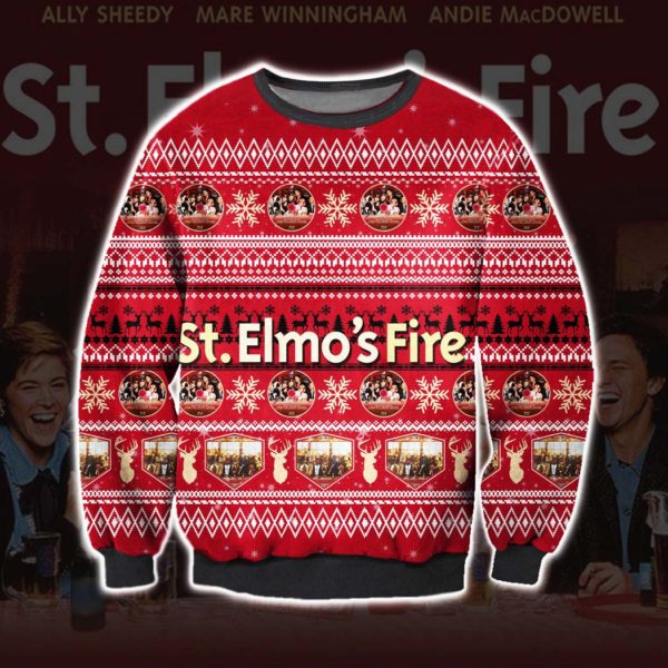 St. ElmoS Fire Ugly Christmas Sweater