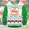 Stag Beer Ugly Christmas Sweater Unisex Knit Wool Ugly Sweater