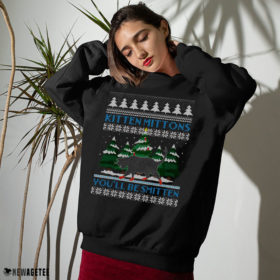 Sweater Its Always Sunny in Philadelphia Kitten Mittons Youll Be Smitten Ugly Christmas Sweater Sweatshirt