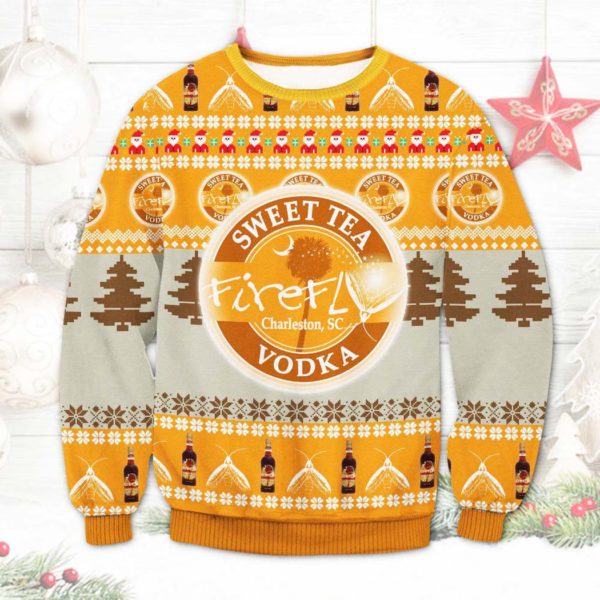 Sweet Tea Firefly Ugly Christmas Sweater Unisex Knit Ugly Sweater