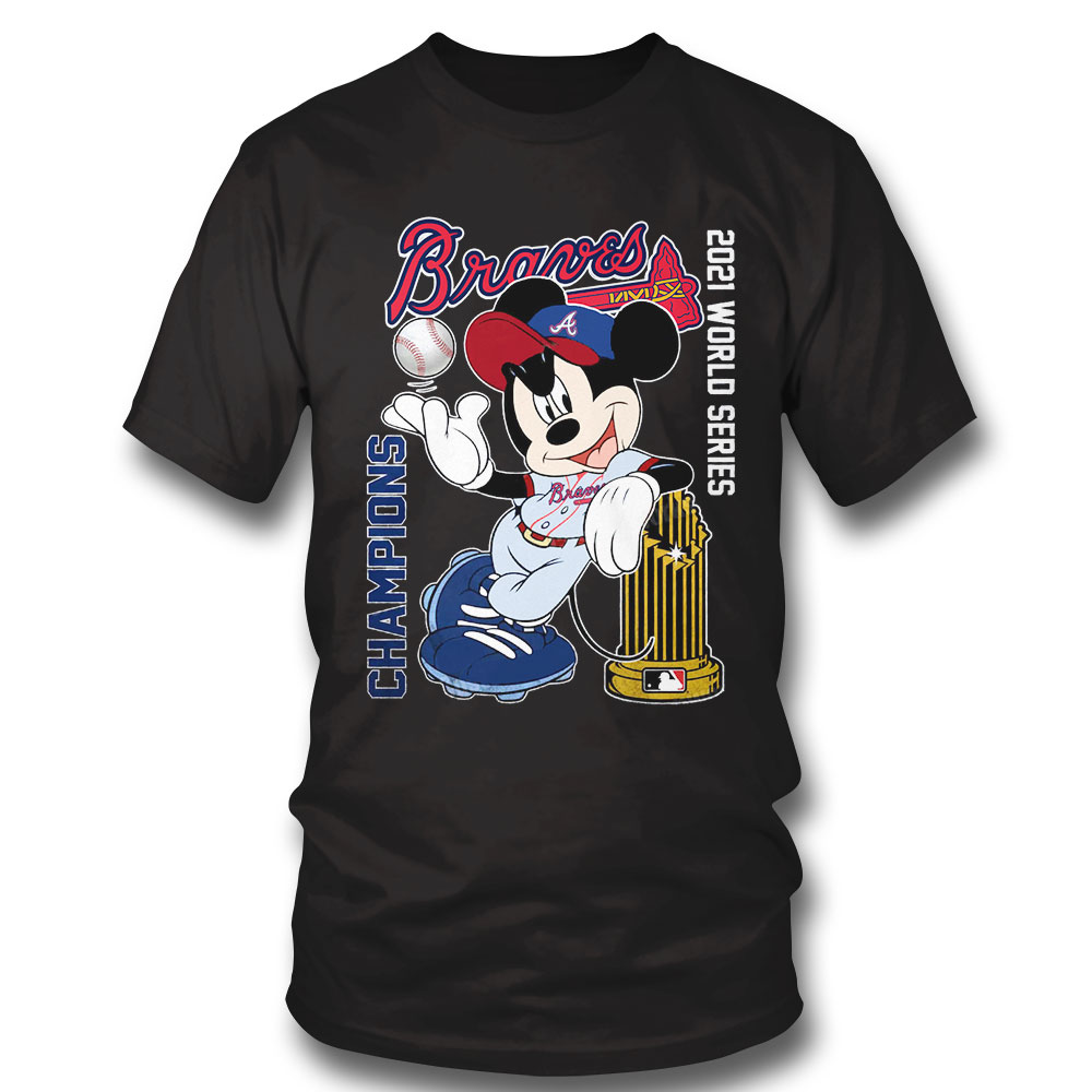 Atlanta Braves World Series Champions 2021 MLB Mickey Mouse shirt