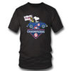 T Shirt Unisex Snoopy Atlanta Braves World Series Champions 2021 Shirt