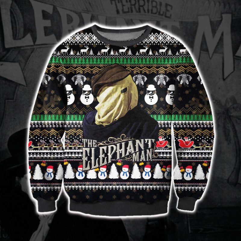 The Elephant Man Ugly Christmas Sweater