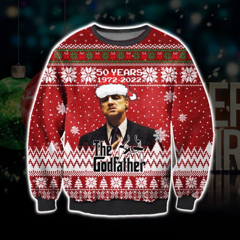 The Godfather Ugly Christmas Knit Sweater