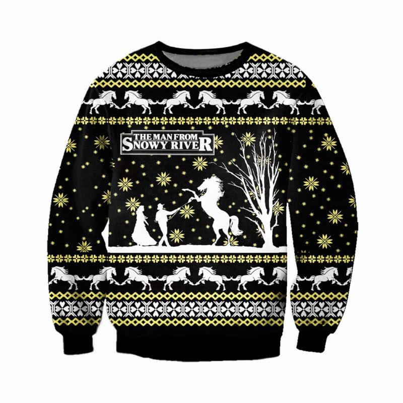 The Man From Snowy River Ugly Christmas Sweater