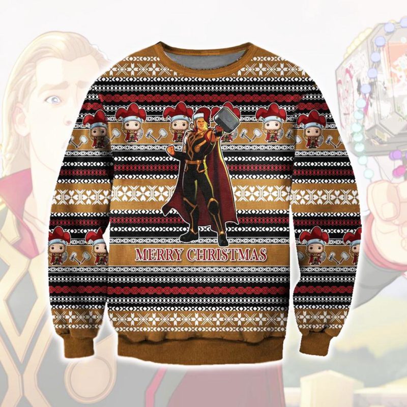 Thor Ugly Christmas Knit Sweater