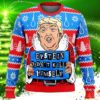 Super Mario No Pain No Game Ugly Christmas Knit Sweater