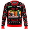 Trump Finish Him Ugly Christmas Sweater